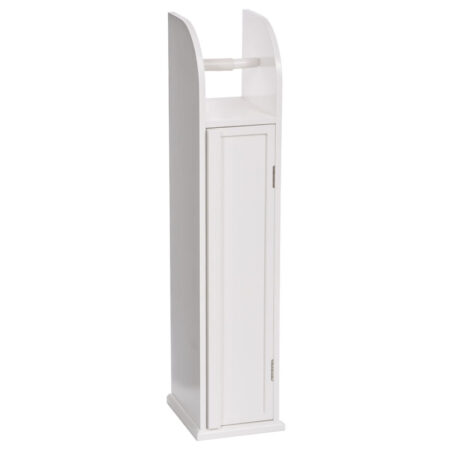 Χαρτοθήκη-ντουλάπι μπάνιου Aqua  λευκό 18x20x79.4εκ