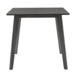 Tραπεζαρία Benson - Toto  σετ 5τμχ rustic grey - ύφασμα grey 80x80x75εκ