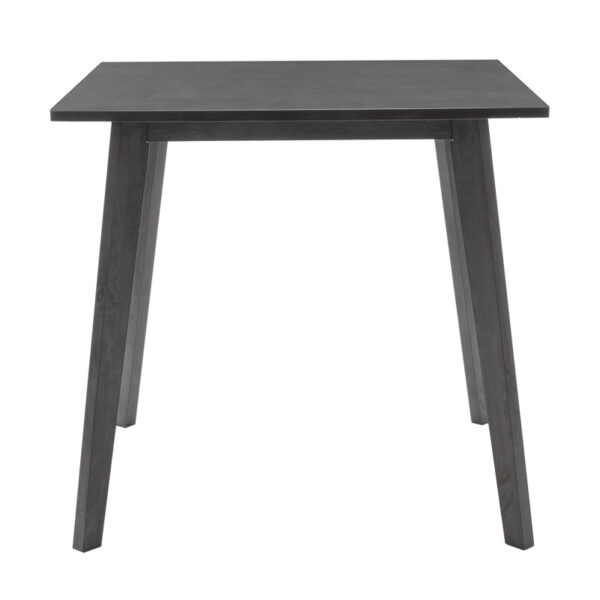 Tραπεζαρία Benson - Toto  σετ 5τμχ rustic grey - ύφασμα grey 80x80x75εκ