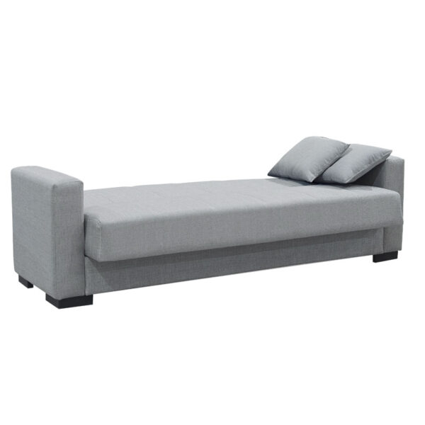 Kαναπές κρεβάτι Vox  3θέσιος ύφασμα γκρι 212x77x80εκ