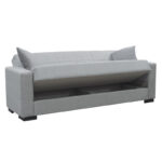 Kαναπές κρεβάτι Vox  3θέσιος ύφασμα γκρι 212x77x80εκ