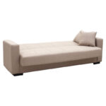 Kαναπές κρεβάτι Vox  3θέσιος ύφασμα μπεζ 212x77x80εκ