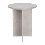 Βοηθητικό τραπέζι Camila  cement Φ40x48εκ