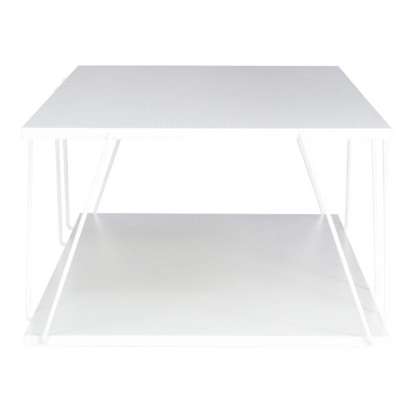Τραπέζι σαλονιού Tars  λευκό 120x50x30εκ