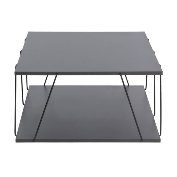 Τραπέζι σαλονιού Tars  ανθρακί-μαύρο 90x60x30,5εκ