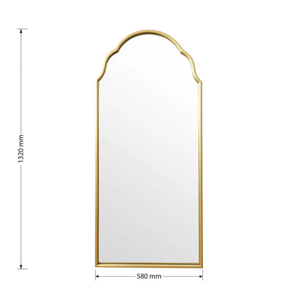 Καθρέπτης Eros  χρυσό 58x2.5x132εκ