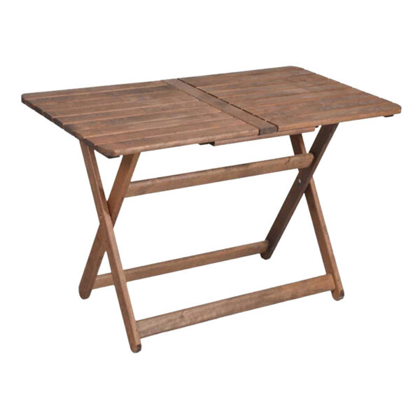 Τραπέζι Retto  μασίφ ξύλο οξιάς καρυδί εμποτισμού 140x80x76εκ