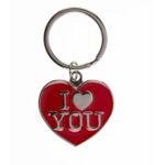 Μπρελόκ Κλειδιών 'I Love You' Πολύχρωμο Μέταλλο 4.5cm Σε 4 Χρώματα