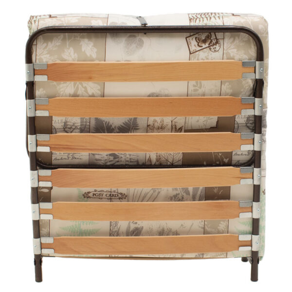 Ράντζο-κρεβάτι μονό Xander  μεταλλικό με λάττες 10εκ στρώμα 182x80εκ