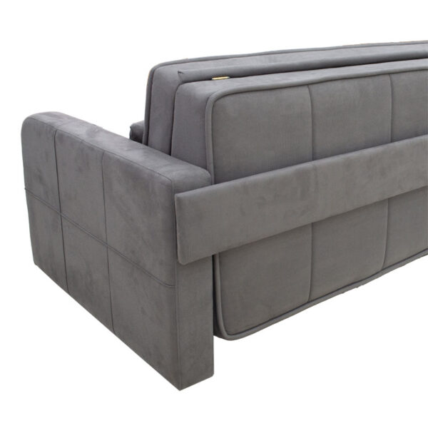 Καναπές κρεβάτι 2 θέσιος Diamont  ύφασμα γκρι 169x105x85εκ