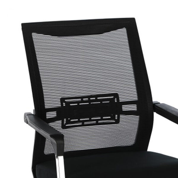 Καρέκλα γραφείου επισκέπτη Chromatic  μέταλλο-mesh μαύρο