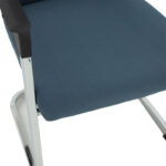 Καρέκλα γραφείου επισκέπτη Chromatic  μέταλλο-mesh γκρι-μπλε