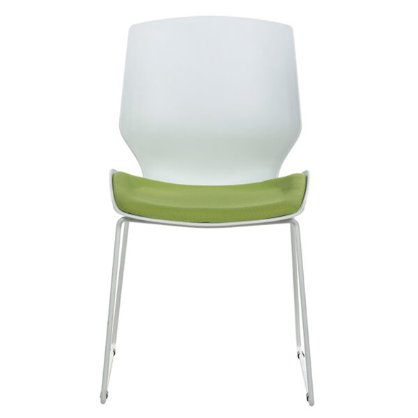 Καρέκλα γραφείου επισκέπτη Genuine  PP λευκό-πράσινο