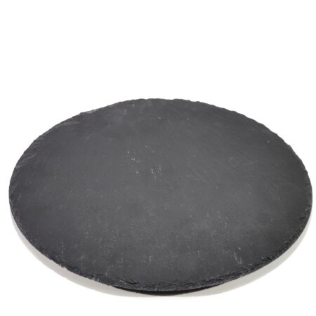 Δίσκος Σερβιρίσματος  Αλλαντικών/Τυριών Περιστρεφόμενος Μαύρο Πέτρα Φ30x2.5cm