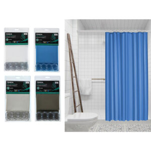 Κουρτίνα Μπάνιου PVC 120x200cm Σε 4 Χρώματα