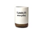 Ποτηροθήκη  'Tumbler Everyday' Λευκό Polyresin