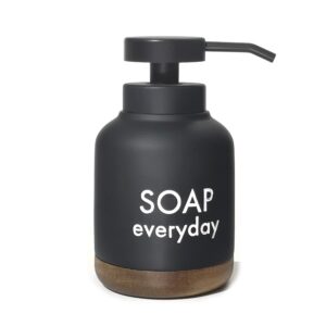 Ντισπένσερ 'Soap Everyday' Μαύρο Polyresin