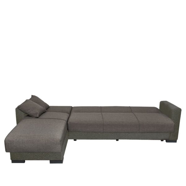 Καναπές Κρεβάτι Γωνιακός  JOSE Γκρι 270x165x84cm