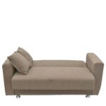 Καναπές Κρεβάτι Διθέσιος  JUAN Καφέ 151x82x80cm