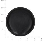 Δίσκος  Μαύρο Ξύλο 20.3x20.3x2.5cm