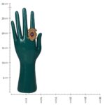 Διακοσμητικό Χέρι Με Κόσμημα Πετρόλ Polyresin 10.4x6.5x28.8cm