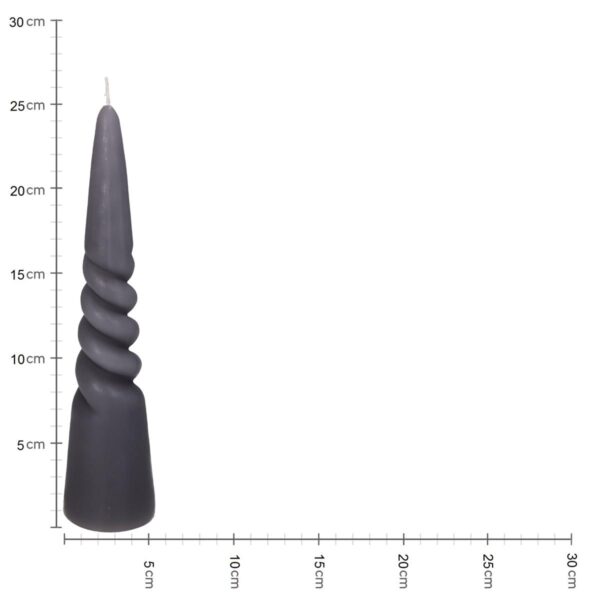 Κερί Σπιράλ Κώνος Λιλά 5.5x5.5x25cm