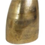 Τραπεζάκι Χρυσό Μάρμαρο/Αλουμίνιο 58x58x55cm