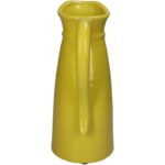 Βάζο Κίτρινο Κεραμικό 19x14x31.3cm