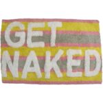 Πατάκι Μπάνιου Get Naked Πολύχρωμο Βαμβακερό 50x80cm