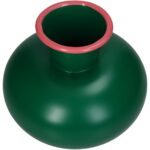 Βάζο Πράσινο Μέταλλο 17x17x14cm