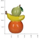 Βάζο Φρούτο Πολύχρωμο Δολομίτης 15x11.6x22cm