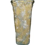 Βάζο  Χρυσό Ανακυκλωμένο Γυαλί 16x16x33cm