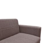 Καναπές Κρεβάτι  AMETHYST Τριθέσιος Cappuccino 214x78x78cm