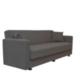 Καναπές Κρεβάτι  AMETHYST Τριθέσιος Σκούρο Γκρι 214x78x78cm