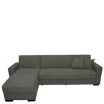 Καναπές Κρεβάτι Γωνιακός  JOSE Γκρι 270x165x84cm