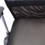 Καρέκλα Γραφείου  AΓNΩ Μαύρο PVC 58x60x105-115cm