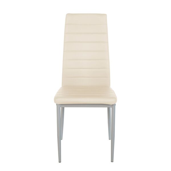 Καρέκλα  ROSE Μπεζ PVC 53x39x96cm