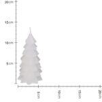 Κερί Δέντρο Λευκό 6.5x6.5x12.5cm
