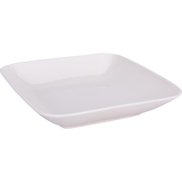 Πιάτο Βαθύ Λευκό Πορσελάνη 21.7x21.7x4.5cm
