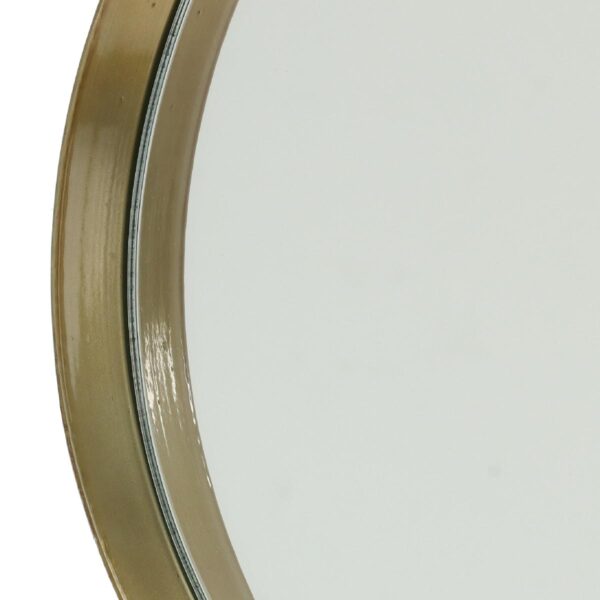 Καθρέπτης Χρυσό Μέταλλο 25x2.5x25cm