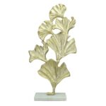 Διακοσμητικό Φύλλα Χρυσό Αλουμίνιο 35x10x70cm