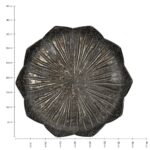 Δίσκος Ασημί Μέταλλο 38x36.5x6.5cm