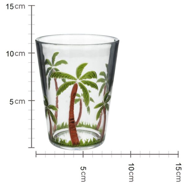 Ποτήρι Πράσινο Ακρυλικό 9.3x9.3x12cm