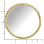 Καθρέπτης  Φυσικό Μπαμπού 33x1.5x33cm