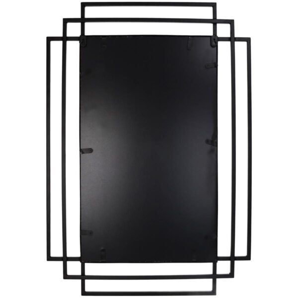 Καθρέπτης Μαύρο Μέταλλο 37x2x57cm