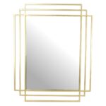 Καθρέπτης Χρυσό Μέταλλο 77x2.5x97cm