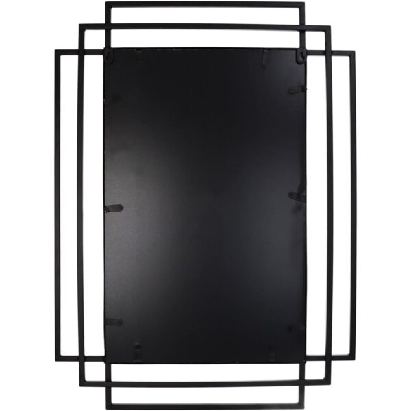 Καθρέπτης Μαύρο Μέταλλο 77x2.5x97cm