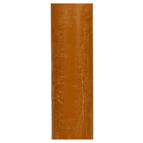 Κερί Πορτοκαλί 9.5x3.2x29.5cm Σετ 3Τμχ