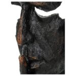 Διακοσμητικό Πρόσωπο Μαύρο Polyresin 13.5x12x34cm