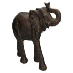 Διακοσμητικό Ελέφαντας Καφέ Polyresin 37.5x10x32.5cm